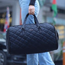 Leather Garment Duffle + Free Crossbody Bag