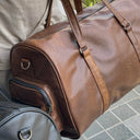 Premium Leather Duffle Bag +  🚨 Free Crossbody Bag 🔥