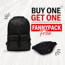 Leather Backpack + Free Fannypack